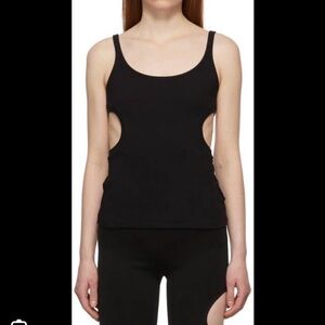 Off-White Black Cut-Out Tank Top
